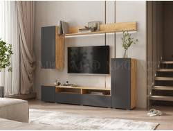 Гостиная Верона Графит, Дуб Крафт