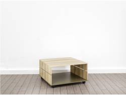 Журнальный стол (О-1) Eclectic lite Дуб рокпайл-Мокко