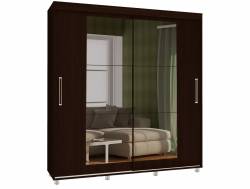 Шкаф-купе Комфорт 12 Прайм c прямоугольным зеркалом 2000