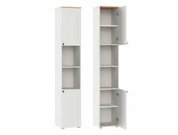 Стеллаж 16.427 Остин Белый шагрень