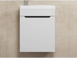 Тумба с раковиной Uperwood Tanos 40 см белая/графит