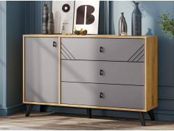 Комод 3 ящика Байкал со створкой