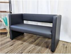 Диван Missa Экокожа Dark Grey