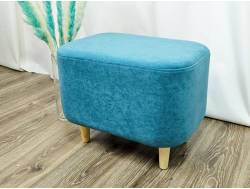 Пуф овальный Lekki велюр Emerald