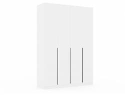 Шкаф Монблан New распашной 1600 4-х дверный Белый Шагрень