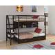 Двухъярусная кровать Толедо ПЯ черный венге