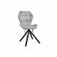 Стул Бабочка паутинка серый, чёрные ножки