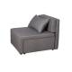 Кресло-кровать Милена велюр серый