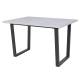 Стол кухонный раскладной Робин трапеция Цемент Светлый