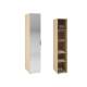 Шкаф-пенал Норд П-400 с зеркалом дуб сонома