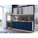 Кухонный гарнитур Вита МДФ 2000 шато белый/шато индиго