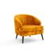 Кресло Марсель микровелюр фреска горчица