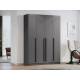 Шкаф Берген ШК-2000 Серый графит без зеркал