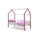 Кровать-домик Svogen с бортиком лаванда-белый