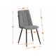 Стул обеденный Asti TREND экокожа бежевая