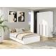 Кровать Монблан с ящиками 140х200 см Белый