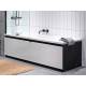 Экран под ванну МДФ Rita Black 1600 мм белый