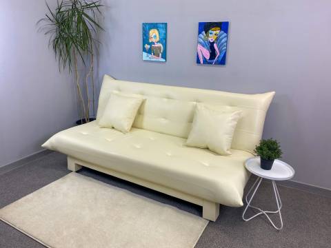 Диван Поло Стайл кожзам Cream