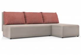 Угловой диван Алиса savana plus ivory savana plus coral