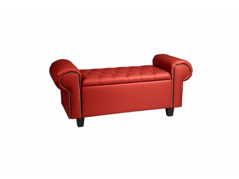 Банкетка Милан красный