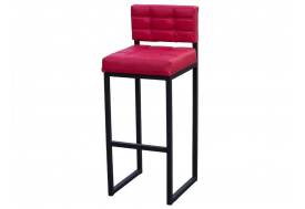 Барный стул Лофт 1 красный