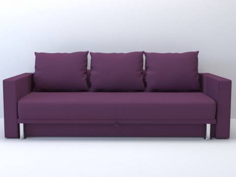 Диван-кровать Некст с подлокотниками Neo Plum