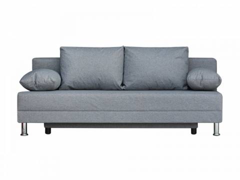 Диван Комфорт без подлокотников 4 подушки грей