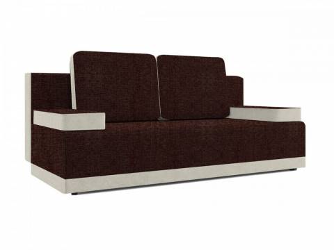 Диван коричневый Анри savana chocolate/savana milk