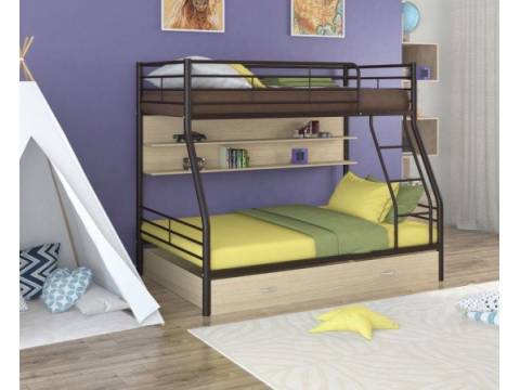 Двухъярусная кровать Гранада - 2 ПЯ коричневый