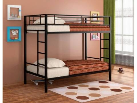 Двухъярусная кровать Севилья черный