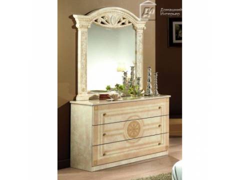 Комод с зеркалом Рома Беж