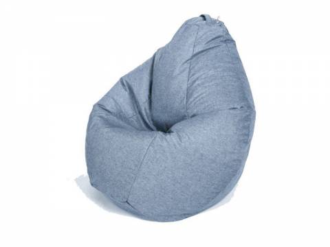 Кресло-мешок Серый Груша средняя