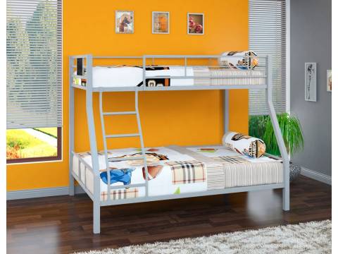 Двухъярусная кровать Гранада - 1 серый