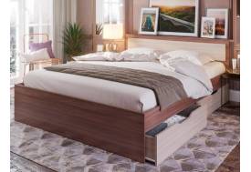 Кровать КР 607 с ящиками Гармония ясень