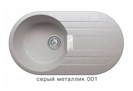Кухонная мойка Tolero Loft TL780 Серый металлик 001