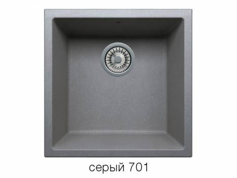 Кухонная мойка Tolero R-128 Серый 701