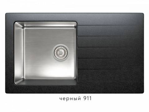 Кухонная мойка Tolero twist TTS-860 Черный 911