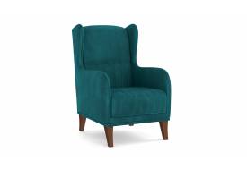 Кресло для отдыха ЕвроМагнат велюр тенерифе изумруд