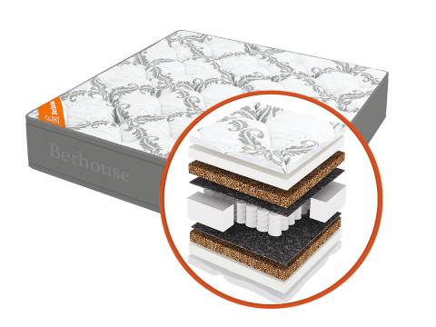 Матрас Mega кокос 10 TFK Gray Night 80х200