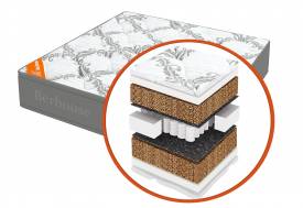 Матрас Mega кокос 30 TFK Gray Night 140х190