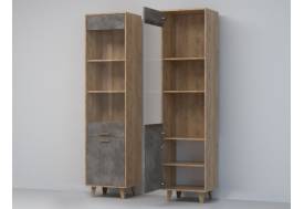 Пенал Эго ПС-1 камень темный на ножках