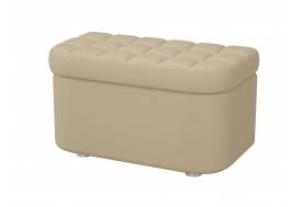 Банкетка Милена 6-5122 кожзам Кофе с Молоком