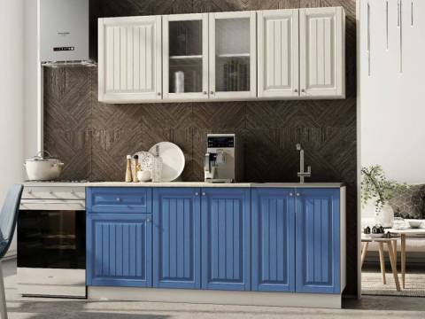 Кухня Хозяюшка 1800 деним