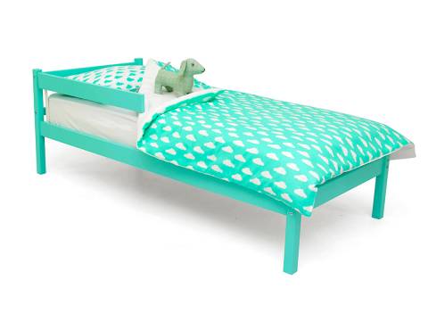 Кровать Svogen classic с бортиком мятный