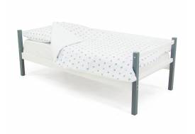 Кровать-тахта Svogen графит-белый