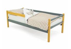 Кровать-тахта Svogen с бортиком дерево-графит