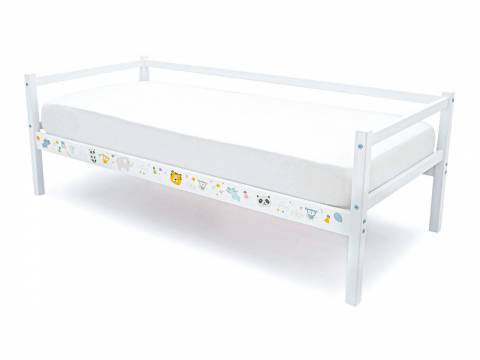 Кровать-тахта Svogen с фотопечатью зверята