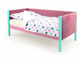 Кровать-тахта мягкая Svogen мятный-лаванда