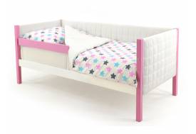 Кровать-тахта мягкая Svogen с бортиком лаванда-белый