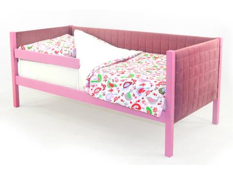 Кровать-тахта мягкая Svogen с бортиком лаванда